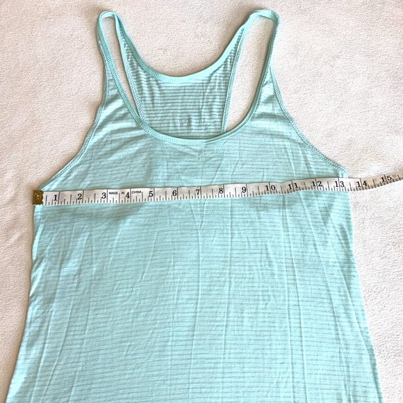 lululemon singlet tank Heathered Fresh Teal sz 4/6 - Picture 4 of 8